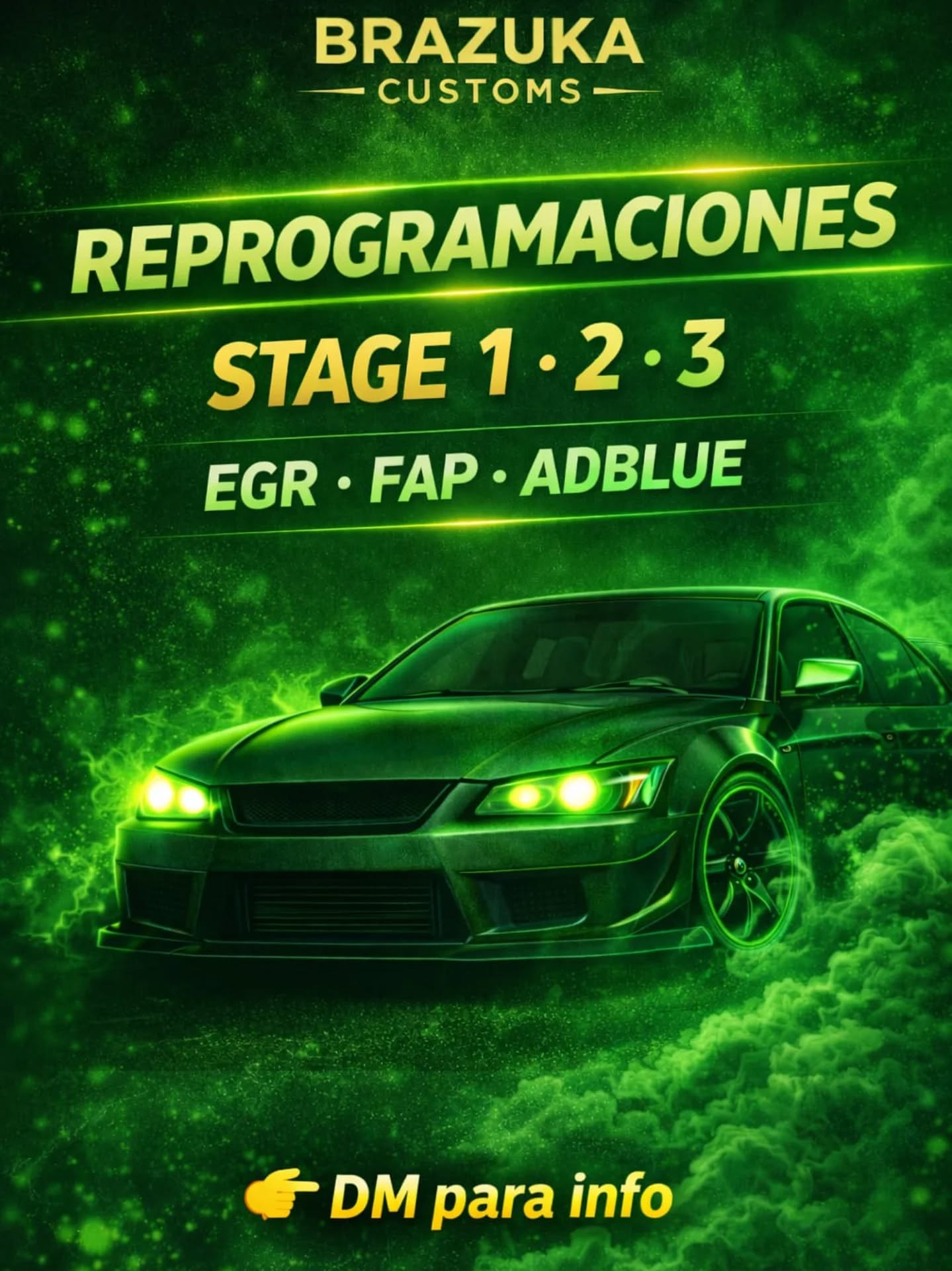 ⚡ ¿Sabias que tu coche podría dar más? ⚡
Con nosotros lo tendrás 😈
🔧 Reprogramaciones Stage 1 · 2 · 3
🔥 Pops & Bangs · Hardcut · Burbles
🚀 Más potencia y mejor respuesta
⛽ Optimización de consumo
🧠 Trabajo profesional y seguro
❌ EGR · ❌ FAP · ❌ ADBLUE
✅ Resultados reales, no promesas
👉 DM para info personalizada
#carsdaily #cars #repro #stage #vag
